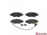 Тормозные колодки, дисковый тормоз.) BREMBO (P68042) изображение 1