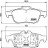 Тормозные колодки дисковые BREMBO (P68057) изображение 2
