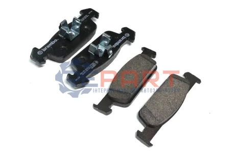 Колодки гальмівні (передні) Dacia Logan II/Sandero II 12-/Renault Logan 11-/Sandero 13/Clio IV 18- BREMBO P68060 Купити в Україні