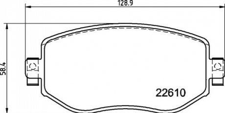 Гальмівні колодки дискові BREMBO P68068 (фото 1)