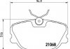 Гальмівні колодки, дискове гальмо (набір) BREMBO P71004 (фото 1)