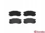 Комплект гальмівних колодок передн, SUBARU IMPREZA, LEGACY I, LEGACY OUTBACK 2.0/2.5 05.92-12.00 BREMBO (P78007) зображення 1