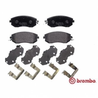 Тормозные колодки дисковые - P78 021 (26296SC010, 26296SC011, 26296SC10) BREMBO P78021