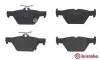 Фото Комплект гальмівних колодок задн, SUBARU CROSSTREK, FORESTER, IMPREZA, LEGACY VI, LEVORG, OUTBACK, WRX, XV 1.6-3.6 09.13 BREMBO (P78026) зображення 1