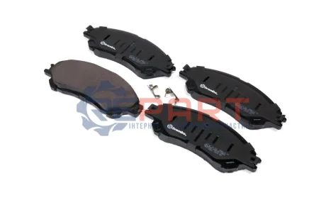 Колодки гальмівні (передні) Suzuki SX4/ Vitara 1.4 T/1.6 14- BREMBO P79032 Купити в Україні