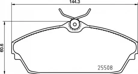 Автозапчасть BREMBO P82003