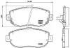Комплект гальмівних колодок передн, LEXUS GS, IS I, IS SPORTCROSS, SC TOYOTA ALTEZZA, ALTEZZA GITA, ARISTO, CELSIOR, MARK II IX, MARK II VI, MARK II VIII, SUPRA, VEROSSA 2.0-4.3 08.91 BREMBO (P83037) зображення 1