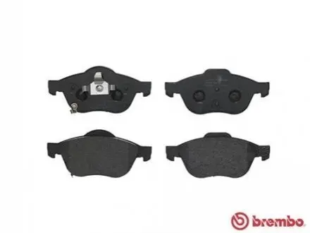Комплект гальмівних колодок передн, TOYOTA AVENSIS, AVENSIS VERSO 1.6-2.0D 09.97-11.09 BREMBO P83043