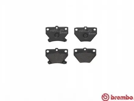 Фото Колодки гальмівні (задні) Toyota Corolla 01-08/Camry 82-86/Yaris/Celica 99-05 (Akebono) BREMBO (P83052) зображення 1