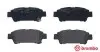 Комплект гальмівних колодок задн, TOYOTA ALPHARD I, AVENSIS VERSO, ISIS, NOAH/VOXY, PREVIA II 1.8-3.0 02.00-08.14 BREMBO (P83056) зображення 1