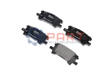 Колодки гальмівні (задні) Lexus RX 03-08 BREMBO P83068 Купити в Україні