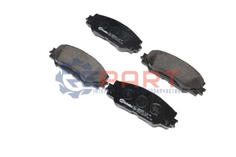 Комплект гальмівних колодок передн, LEXUS HS SUBARU TREZIA TOYOTA ALLION II, AURIS, COROLLA, MATRIX, NOAH/VOXY, PREMIO, RAV 4 III, RAV 4 IV, URBAN CRUISER, VERSO S, YARIS 1.3-3.5 11.05 BREMBO P83082 Купити в Україні