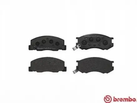 Комплект гальмівних колодок передн, TOYOTA PREVIA I, TOWN ACE 1.5/2.0/2.4 01.90-12.04 BREMBO P83093
