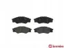 Комплект гальмівних колодок передн, TOYOTA HILUX VII 2.5D/3.0D 11.04 BREMBO (P83096) зображення 1