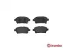 Комплект гальмівних колодок передн, TOYOTA IQ, YARIS, YARIS VERSO ASTON MARTIN CYGNET 1.0-1.4D 08.99-12.15 BREMBO (P83097) зображення 1