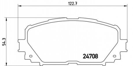 Гальмівні колодки дискові BREMBO P83 101