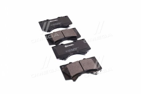 Колодки гальмівні дискові передні, Lexus LX, Toyota Land Cruiser 200, Sequoia 00- - P83 107 (04465YZZR2, 0446560280, 0446560300) BREMBO P83107