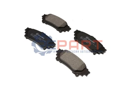 Колодки гальмівні (задні) Lexus RX 08-15/Toyota Prius 11- BREMBO P83152 Купити в Україні