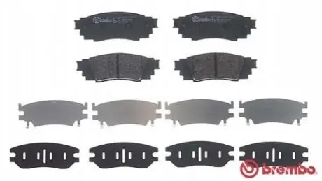 Тормозные колодки дисковые BREMBO P83160 Купить в Украине
