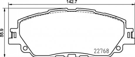 Гальмівні колодки дискові BREMBO P83 172 (фото 1)