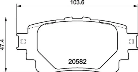 Колодки тормозные дисковые (комплект 4 шт.)) BREMBO P83174 Купить в Украине
