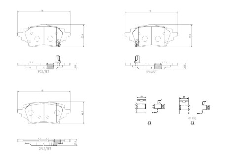 Автозапчастина BREMBO P83178