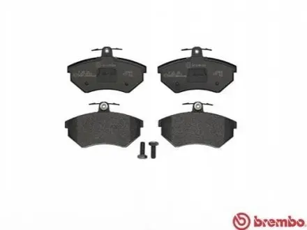 Комплект гальмівних колодок передн, AUDI 100 C3, 80 B3, 80 B4, A4 B5, CABRIOLET B3, COUPE B3 CHERY COWIN, FENGYUN, TIGGO GEELY CK SEAT CORDOBA, CORDOBA VARIO, IBIZA II, INCA 1.3-2.9 08.86 BREMBO P85011