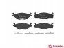 Комплект гальмівних колодок передн, SEAT CORDOBA, IBIZA II VW DERBY, POLO, POLO CLASSIC, POLO II, POLO III, POLO III CLASSIC 1.0-1.9D 08.81-10.02 BREMBO (P85 024) зображення 1