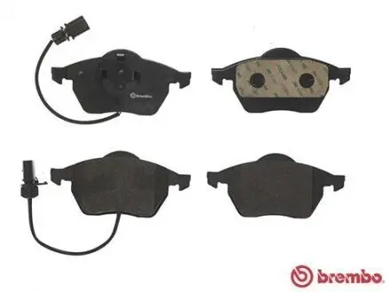 Комплект гальмівних колодок передн, AUDI A4 B5, A4 B6, A4 B7, A6 C5 VW PASSAT B5, PASSAT B5.5 1.6-4.0 01.95-03.09 BREMBO P85037 Купити в Україні