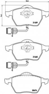 Гальмівні колодки BREMBO P85 040