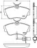 Тормозные колодки, дисковый тормоз.) BREMBO (P85050) изображение 1