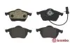 Фото Комплект гальмівних колодок передн, FORD GALAXY I, GALAXY MK I SEAT ALHAMBRA VW SHARAN 1.8-2.8 03.95-03.10 BREMBO (P85060) зображення 1