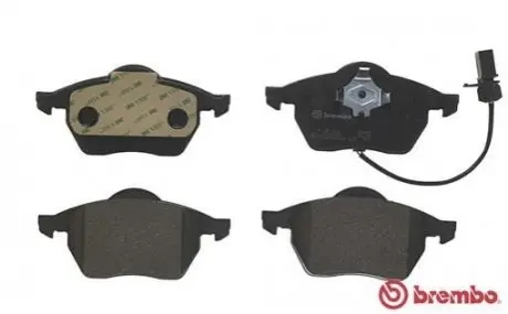 Комплект гальмівних колодок передн, FORD GALAXY I, GALAXY MK I SEAT ALHAMBRA VW SHARAN 1.8-2.8 03.95-03.10 BREMBO P85060 Купити в Україні