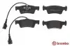 Комплект гальмівних колодок задн, VW TOUAREG 2.5D-6.0 10.02-03.18 BREMBO (P85068) зображення 1