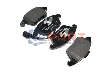 Колодки гальмівні (передні) VW Caddy 03-15 (з датчиком) замінено на 0986424797 BREMBO P85075 Купити в Україні