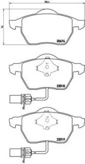 Тормозные колодки, тюнинг BREMBO P85085X