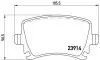 Гальмівні колодки - тюнінг, задн, дозвіл: Так, AUDI A3, A4 B7, TT SEAT LEON, LEON SC, LEON ST SKODA OCTAVIA III, SUPERB II VW EOS, GOLF V, GOLF VI, PASSAT B6, SCIROCCO III 1.4-3.6 07.03-10.20 BREMBO (P85095X) зображення 2