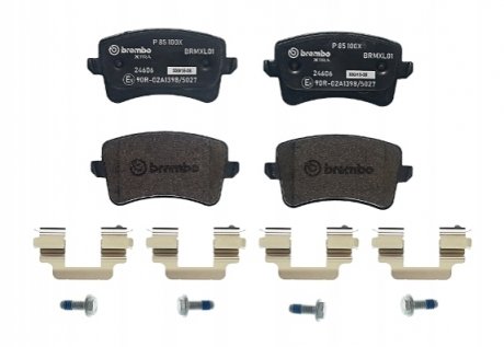 Тормозные колодки, тюнинг BREMBO P85100X