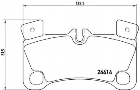 Тормозные колодки дисковые BREMBO P85 103