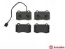 Тормозные колодки, дисковый тормоз.) BREMBO (P85104) изображение 1