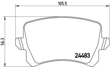 Тормозные колодки дисковые BREMBO P85108 Купить в Украине