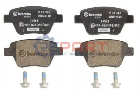 Колодки гальмівні (задні) VW Caddy 10- замінено на 0 986 494 416 BREMBO P85114X Купити в Україні