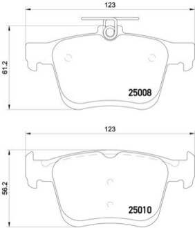 Автозапчасть BREMBO P85125E