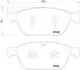 Фото Комплект гальмівних колодок передн, AUDI A8 D4, Q5 2.0-6.3 11.09-01.18 BREMBO (P85128) зображення 1
