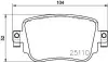 Фото Комплект гальмівних колодок задн, AUDI A1, A1 ALLSTREET, A1 CITY CARVER, Q3 SEAT ALHAMBRA, LEON, LEON SC, LEON ST SKODA OCTAVIA III, OCTAVIA IV VW CADDY ALLTRACK IV 1.0-Electric 05.10 BREMBO (P85140) зображення 1