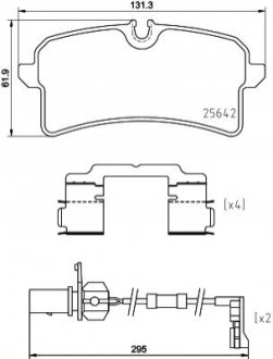 Тормозные колодки.) BREMBO P85151 (фото 1)