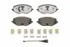 Комплект гальмівних колодок передн, AUDI A3, A3 ALLSTREET CUPRA LEON, LEON SPORTSTOURER FORD TOURNEO CONNECT V761, TOURNEO CONNECT V761 NADWOZIE WIELKO, TRANSIT CONNECT V761 1.0-2.0D 07.19 BREMBO (P85182X) зображення 2