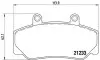 Тормозные колодки, дисковый тормоз.) BREMBO (P86006) изображение 1
