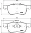 Тормозные колодки, дисковый тормоз.) BREMBO (P86020) изображение 1