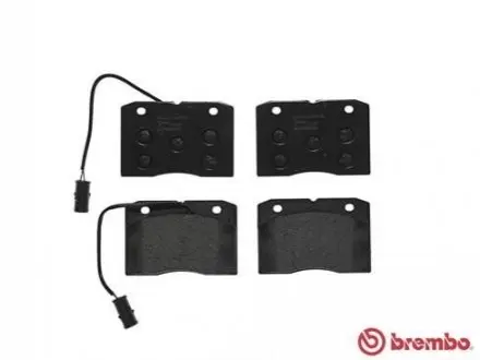 Комплект гальмівних колодок передн, IVECO DAILY II ALFA ROMEO AR 8 2.5D 09.86-08.98 BREMBO PA6012